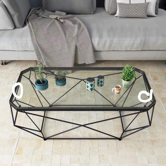 Bàn trà kim cương vuông