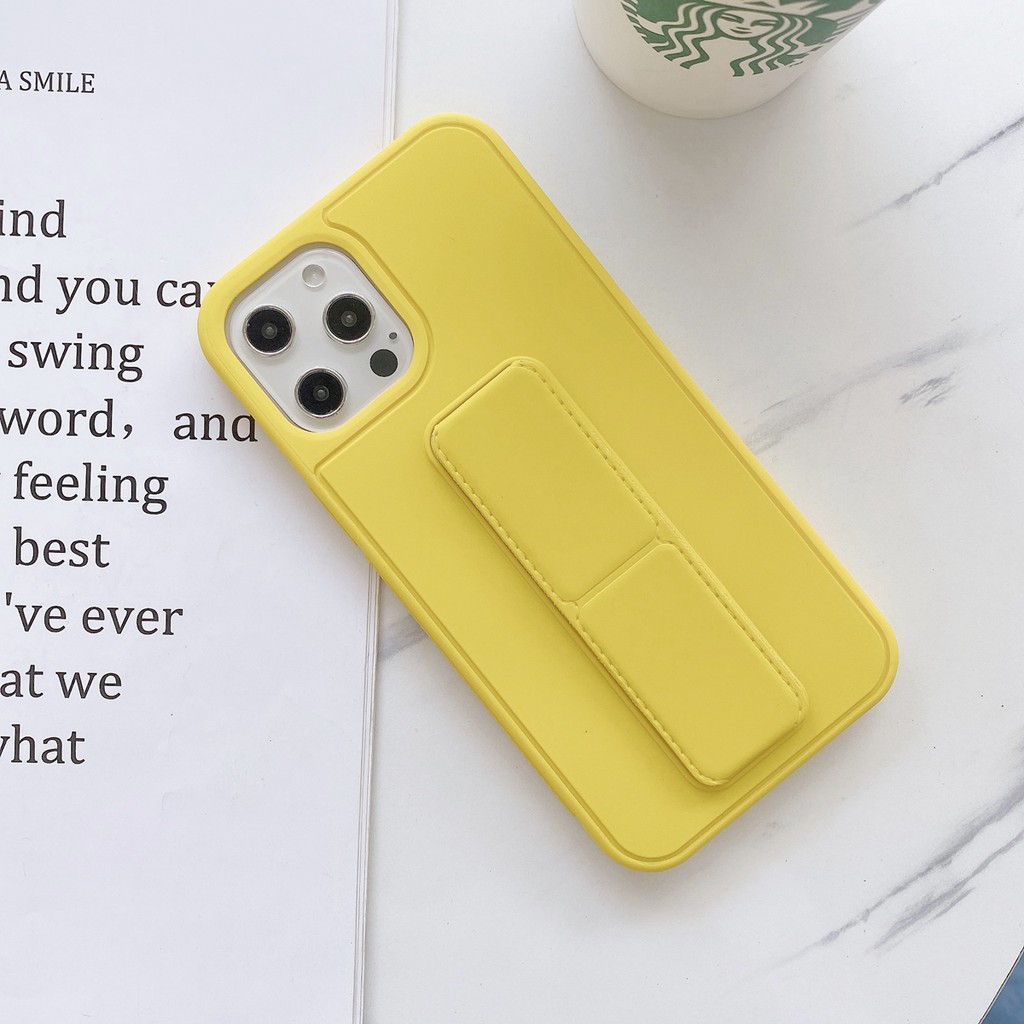 Ốp điện thoại TPU silicon màu kẹo ngọt có dây đeo cho iphone 11 Pro Max X XS Max XR 6 6S 7 8 plus