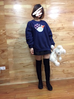 Áo nỉ oversize auth used