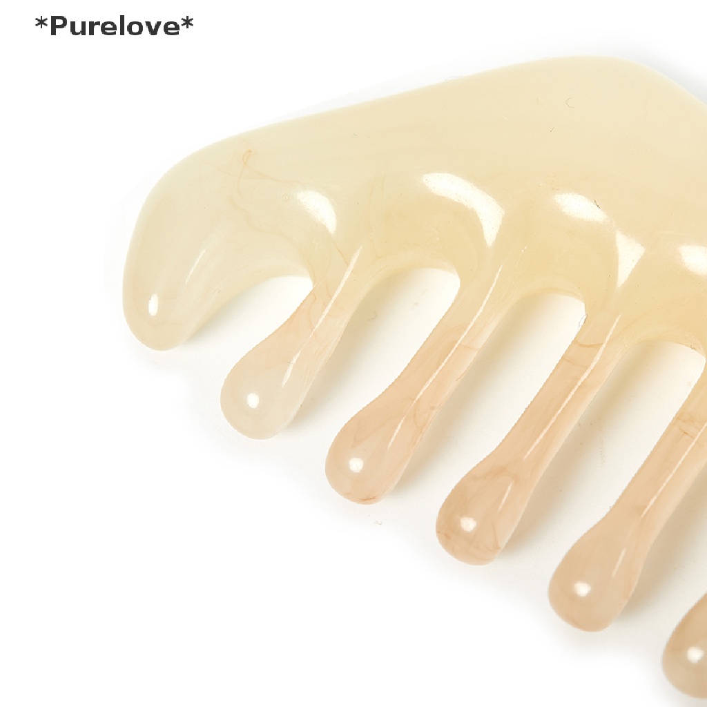 1 Lược Guasha Mát Xa Da Đầu Bằng Nhựa Resin Chất Lượng Cao