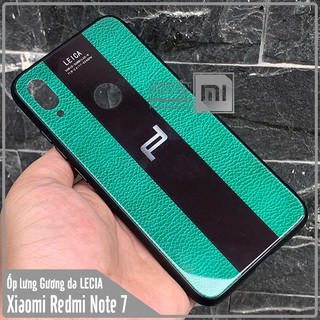 Ốp lưng Xiaomi Redmi Note 7 Gương da LECIA