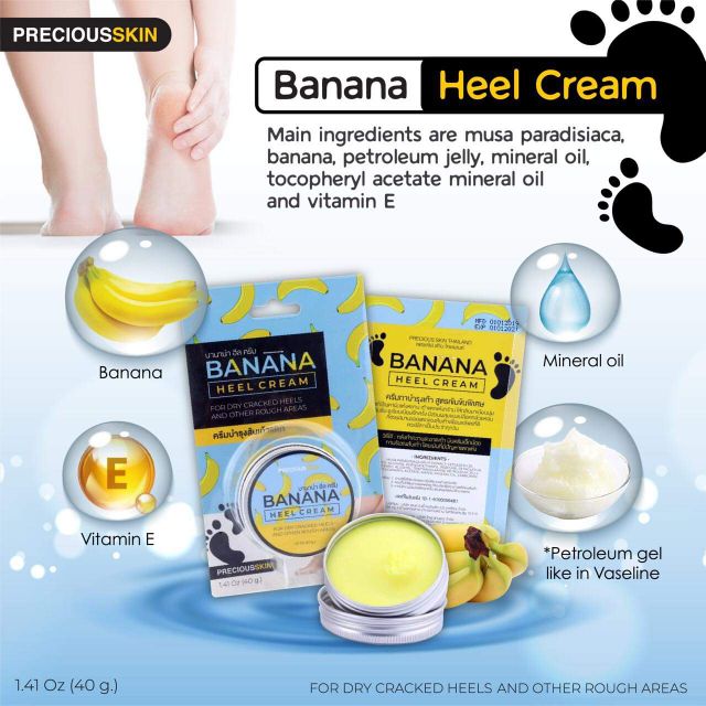 Kem trị nứt gót chân Banana Heel Cream Thái Lan