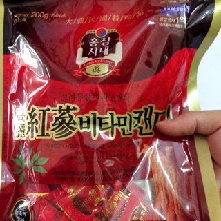 Kẹo hồng sâm hàn quốc 200 gam