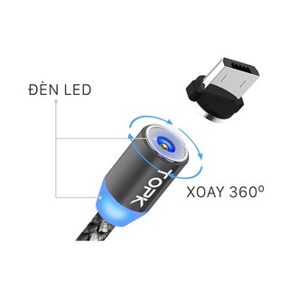Cáp sạc 3 đầu nam châm X - CABLE 360
