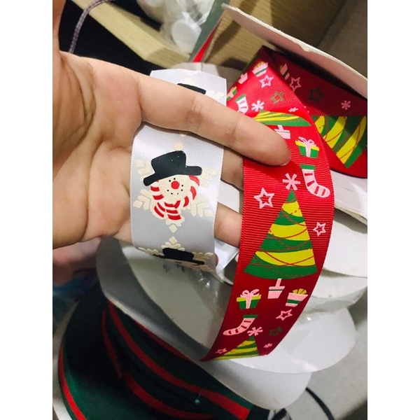 ruy băng noel size 4cm