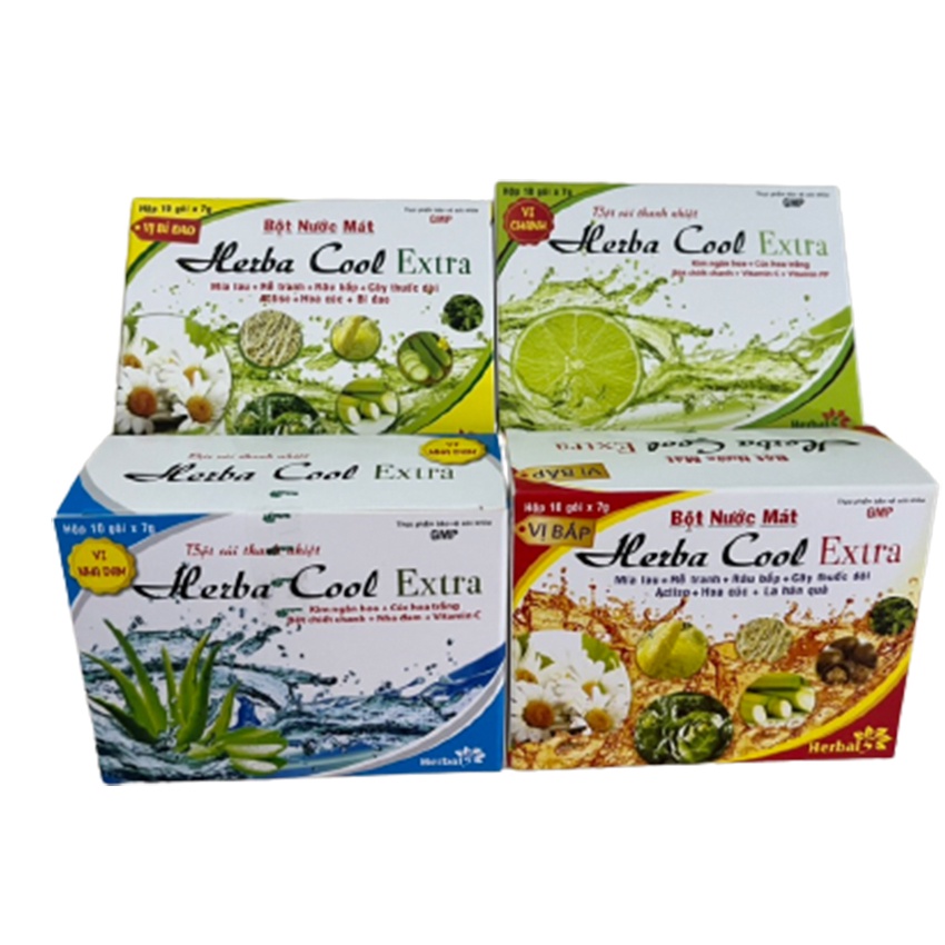 Bột Nước Mát Herba Cool Extra - Hỗ trợ thanh nhiệt , giải độc mát gan , Cvspharmacy