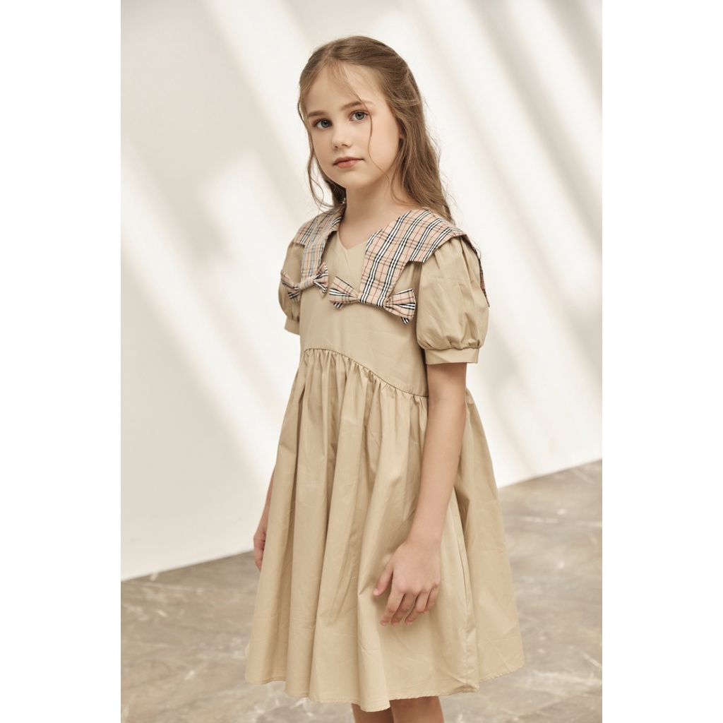 Váy Babydoll bé gái 137Kids thiết kế sang chảnh cho bé đi chơi đi dự tiệc