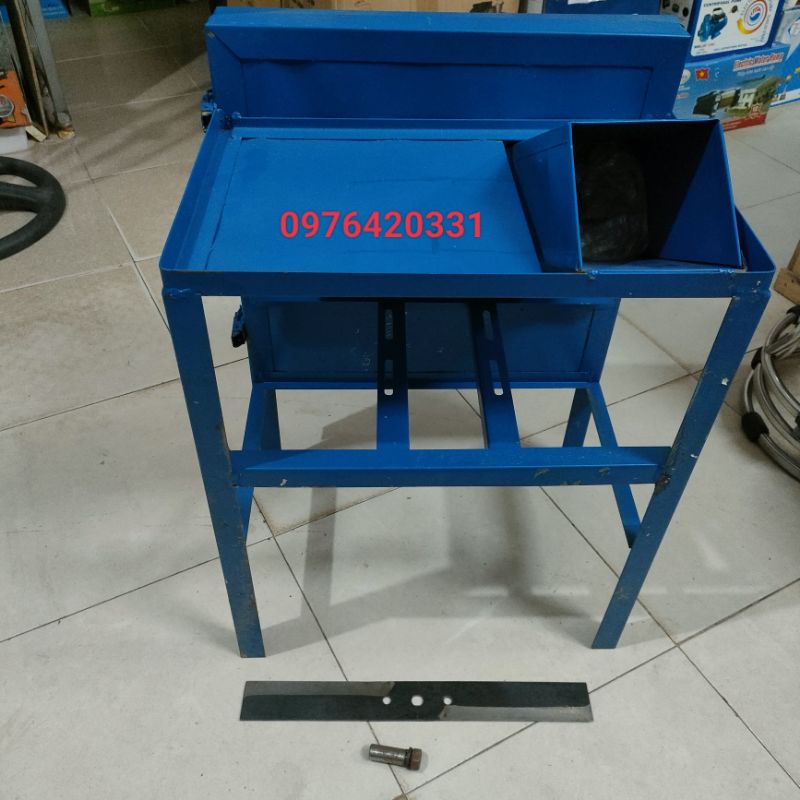 Khung Máy Băm Chuối Lắp Vừa Máy Bơm 750W, Bộ Khung Dao Đầu Nối máy Băm Cỏ