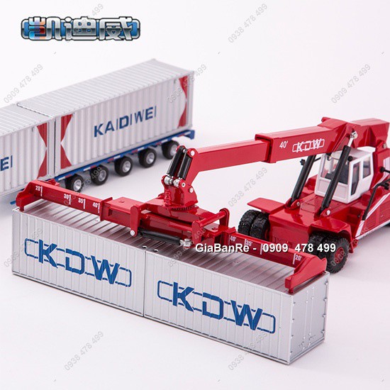 Mô Hình Kim Loại Xe Nâng Container Hạng Nặng Tỉ Lệ 1/50 - Kdw - 036