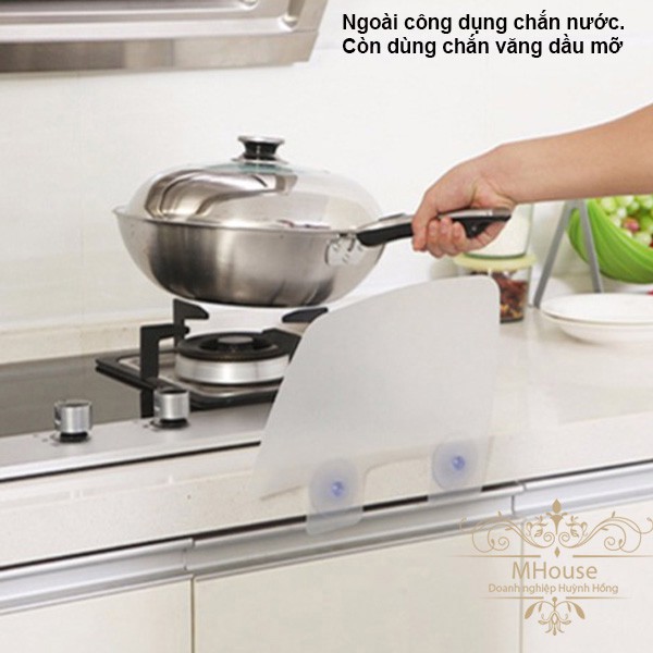Combo 2 Tấm Chắn Nước Bồn Rửa Chén,Tấm Chắn Dầu Mỡ,Dụng Cụ Nhà Bếp