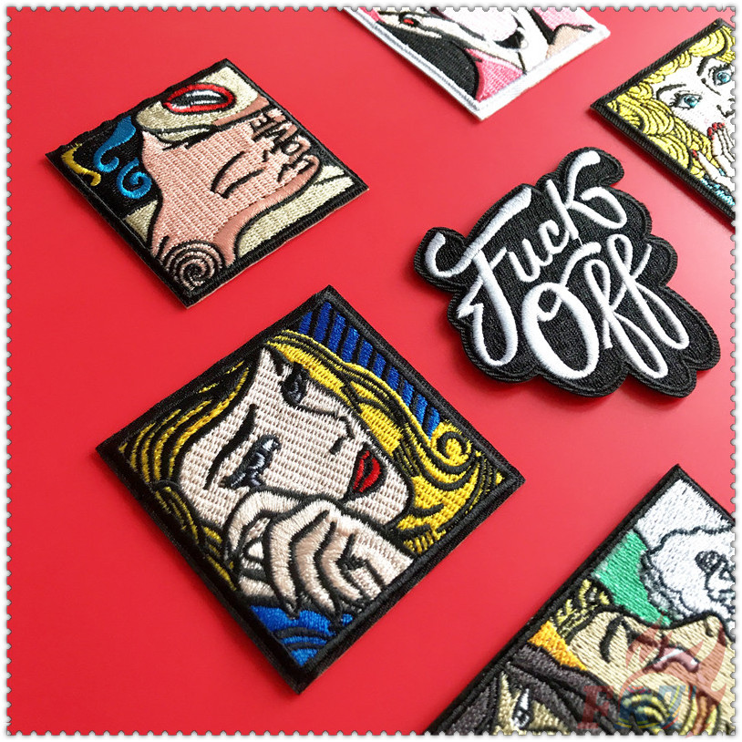 Miếng Vá Thêu Trang Trí Nhiều Kiểu Thiết Kế Tùy Chọn