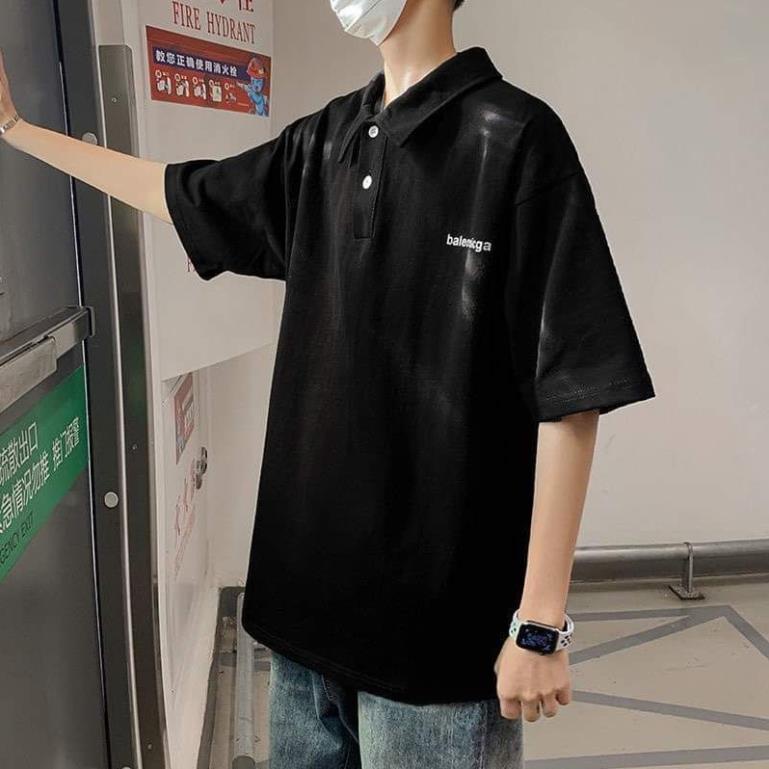 Áo Polo Nam Nữ Basic Nhiều Màu In Dòng Chữ