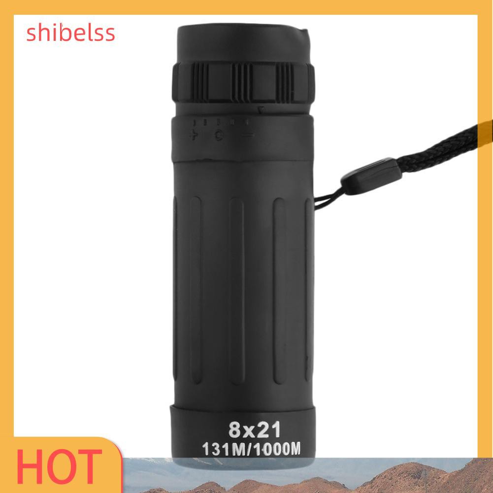 （ʚshibelss）8x21 Mini Travel Irides Monocular Telescope Tourism Scope Binoculars