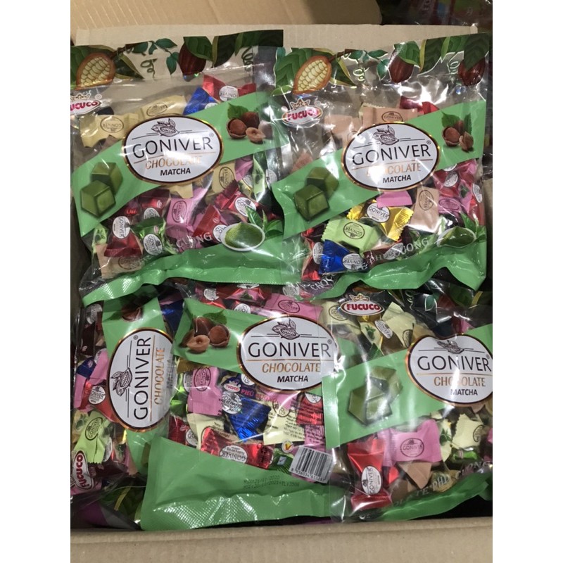 Kẹo Chocolate Matcha GONIVER Phú Cường 320gr