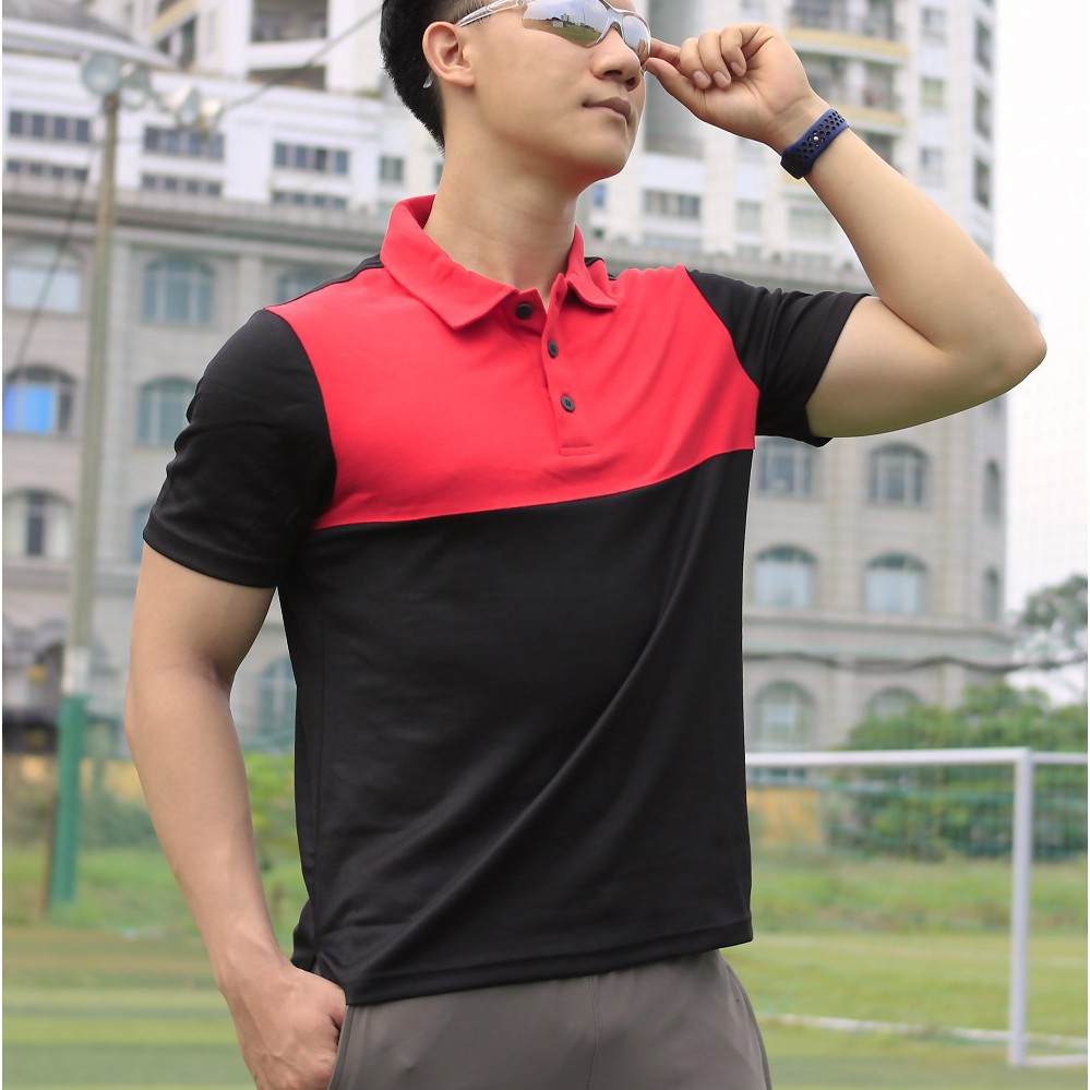 Áo Thun Nam Tay Ngắn | Áo Phông Nam Tay Lỡ Cổ Đứng Thời Trang Cao Cấp A02-03 | BigBuy360 - bigbuy360.vn