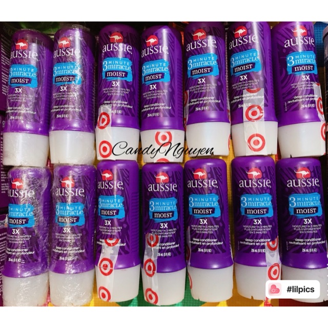 💧💧💧 DẦU XẢ AUSSIE MOIST 3 MINUTE MIRACLE💧💧💧 Date 2021