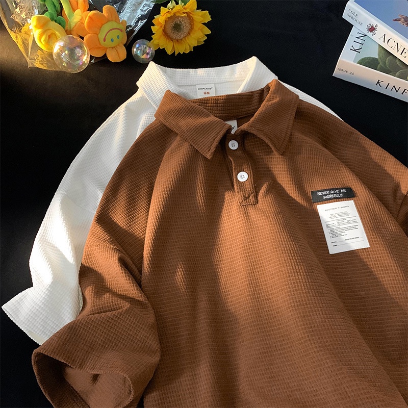 Áo Thun polo Ngắn Tay oversize Thời Trang Dành Cho Nam