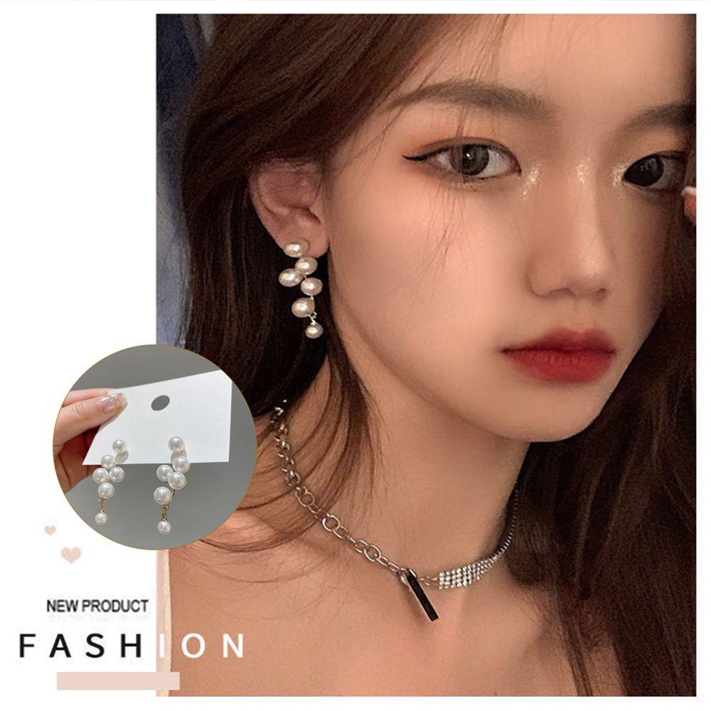 1 Đôi Bông Tai Hình Tua Rua Đơn Giản Thời Trang Dành Cho Nữ