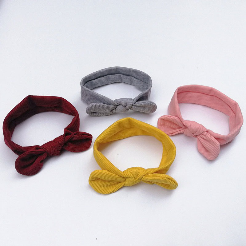 Băng Đô Nơ Cài Tóc Chăm Sóc Bé Phong Cách Hàn Quốc Mùa Xuân Hè Hàng Mới