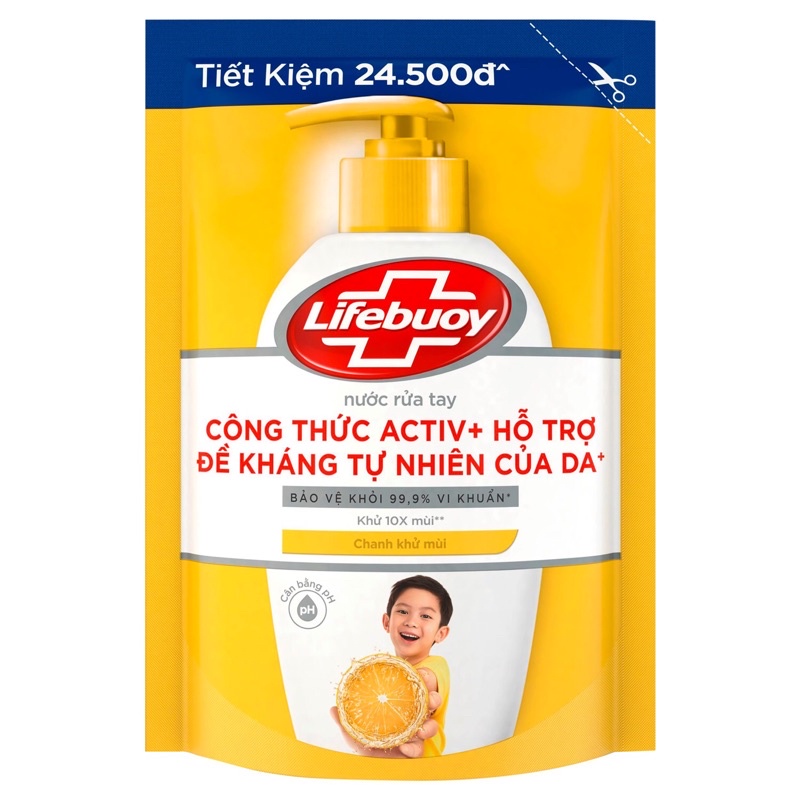 TÚI NƯỚC RỬA TAY LIFEBUOY 450g