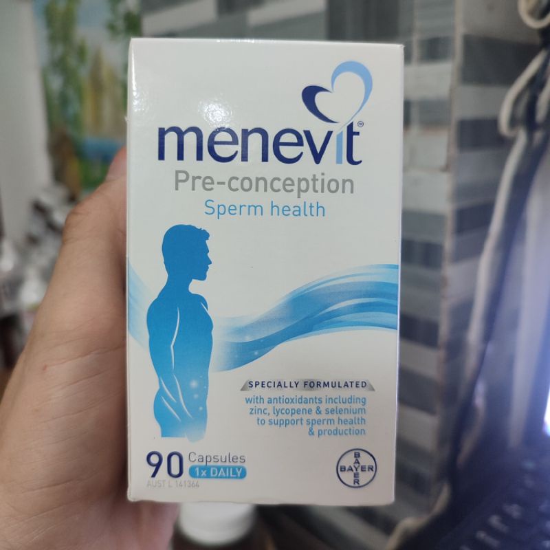 Menevit Tăng Chất Lượng Tinh Trùng 30 viên và 90 viên