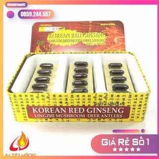 ⚡️FREE SHIP⚡️- Hộp 60 viên đạm tổng hợp hồng sâm nhung hươu linh chi