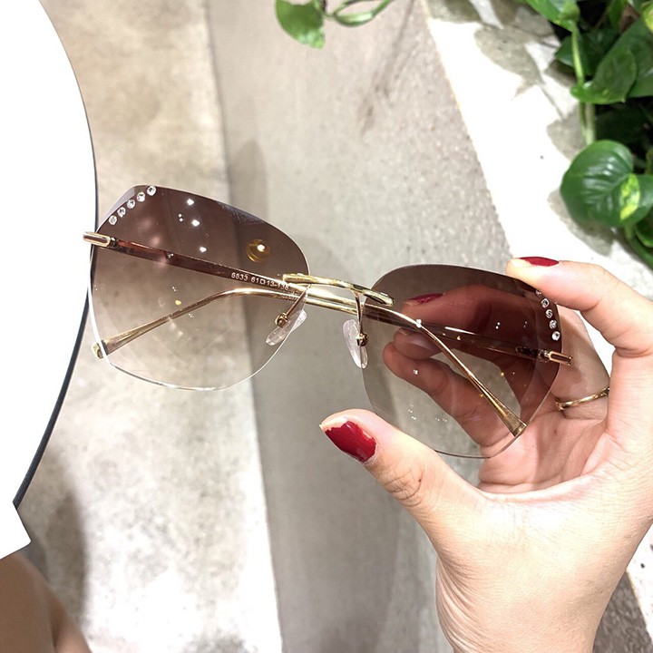 Mắt kính nữ ốc đính đá cực xinh MS17 nhiều màu