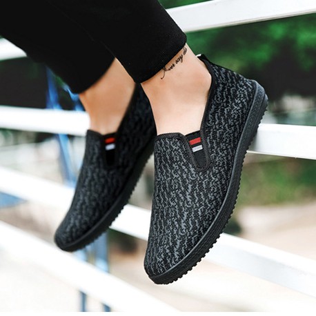 Giày lười vải G99 - Siêu êm - Vải thoáng khí