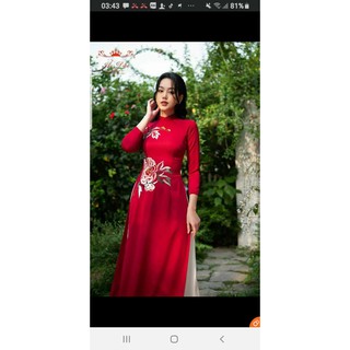 ÁO DÀI lụa tây thi cao cấp