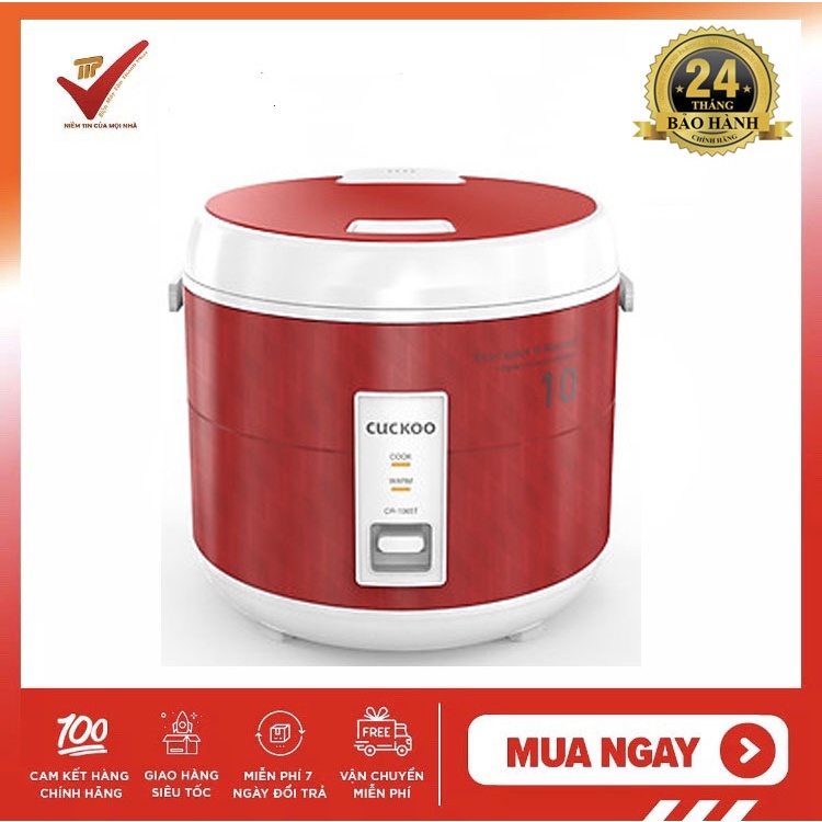 [Mã ELHADEV giảm 4% đơn 300K] (CHÍNH HÃNG)Nồi cơm điện Cuckoo CR1065 1,8 lít(BH 2 năm)