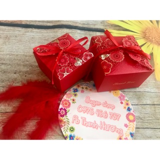 Combo 30 cặp hộp đựng kẹo cưới hỏi + lì xì cho khách