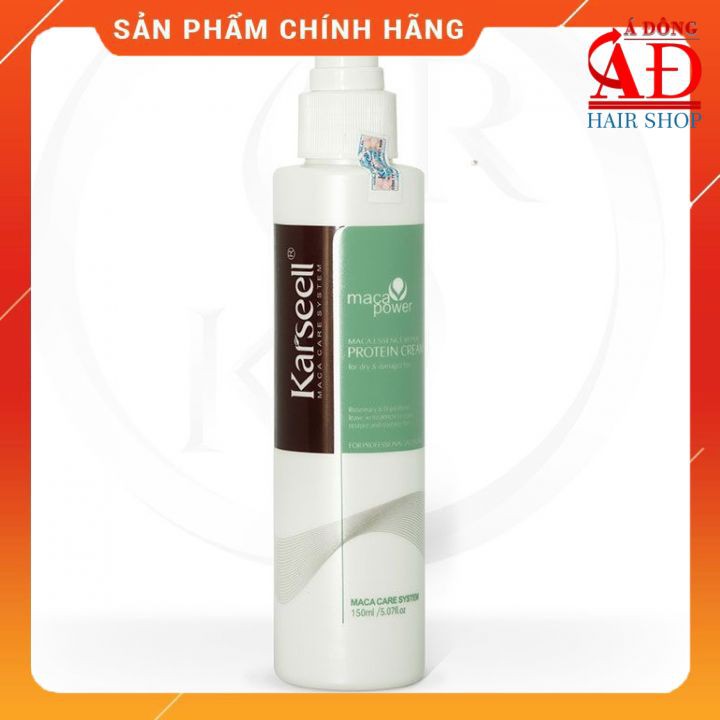 [Chính hãng] [Siêu rẻ] KEM DƯỠNG XẢ KHÔ SIÊU MƯỢT TÓC KARSEELL MACA ESSENCE REPAIR PROTEIN CREAM 150ML