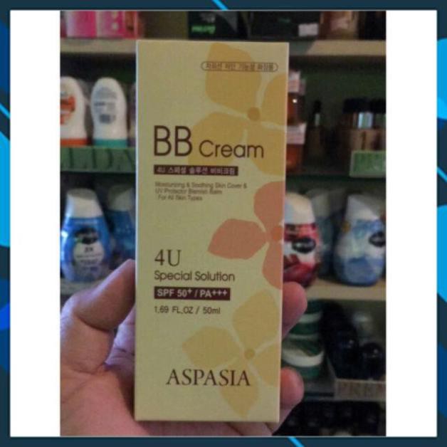 Mỹ Phẩm  Kem nền BB Cream chống nhăn 4U Special Solution ASPASIA Hàn Quốc 50ml