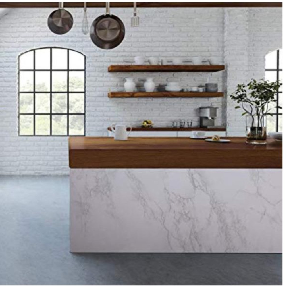 Marble Paper Granite - Giấy dán có keo dính đá thạch trắng 60cm x 5M 