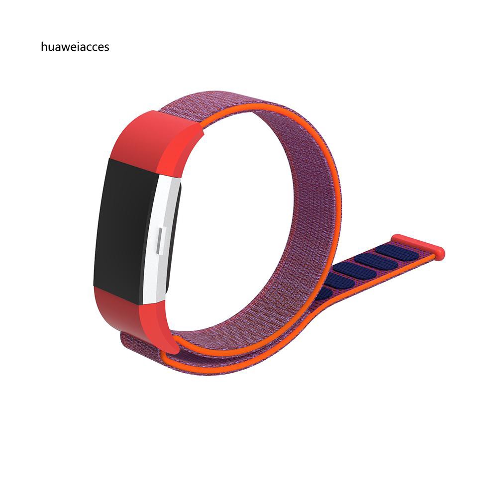 Dây đeo sợi nylon thay thế cho đồng hồ thông minh Fitbit Charge 2