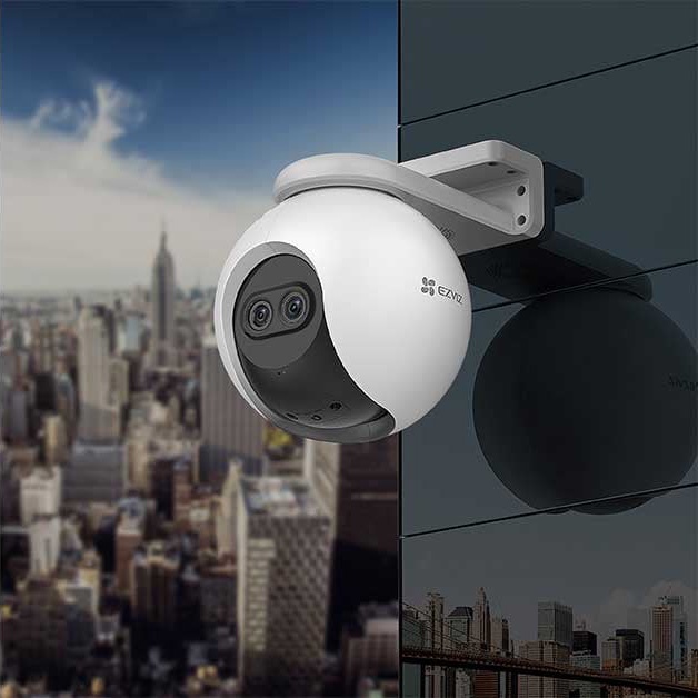 Camera wifi không dây tích hợp AI Ezviz C8PF 2MP - Ống kính kép - Đàm thoại 2 chiều - Xoay 360 độ - Hàng chính hãng