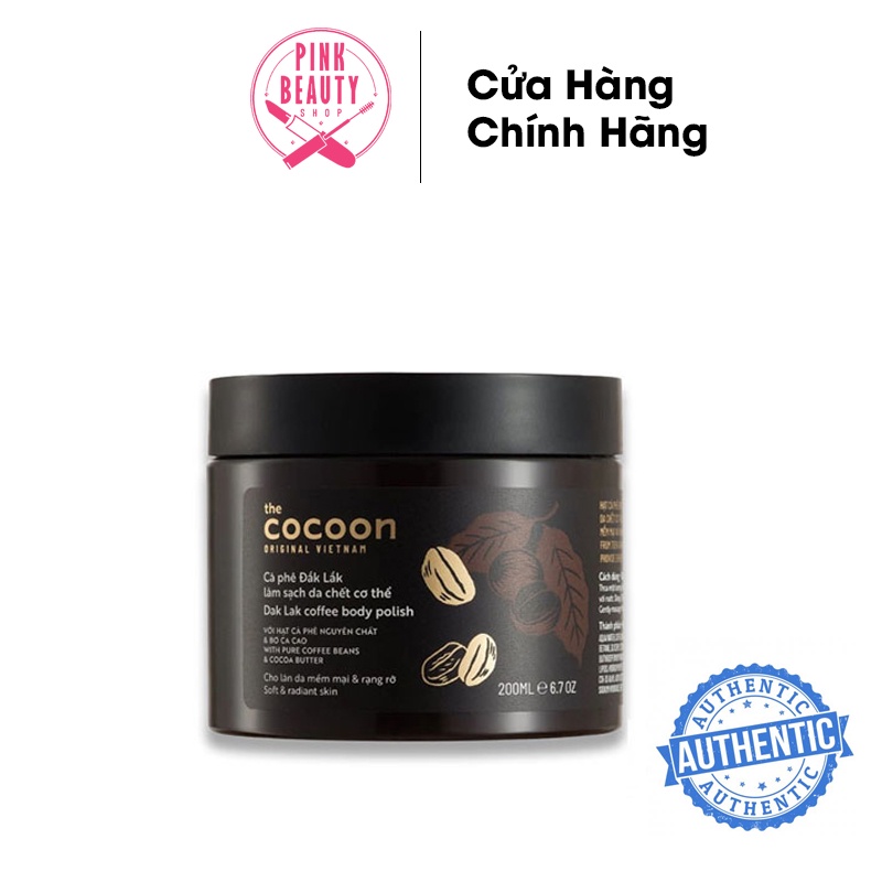 Tẩy Da Chết Cà Phê Đắk Lắk Cocoon