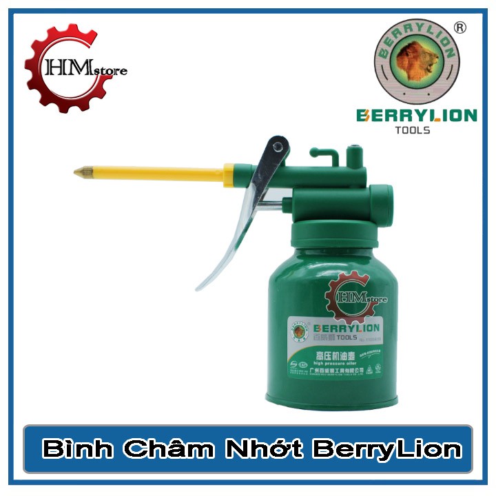 Bình Châm Dầu Nhớt BerryLion 250gr - 350gr Bình Bơm Dầu Nhớt