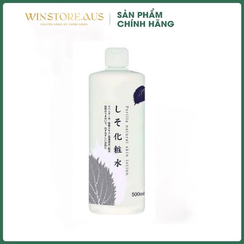 Toner Tía Tô Perilla Natural Skin Lotion Chống Lão Hóa, Trẻ Hóa Làn Da, Cho Bạn Làn Da Mịn Màng Và Trắng Hồng 500ml