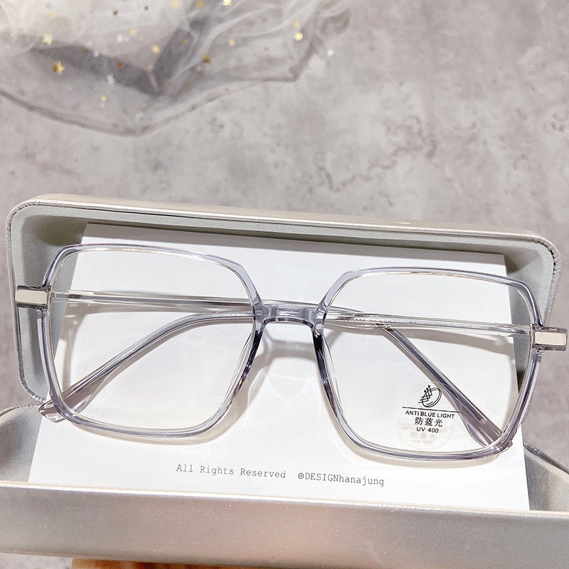 Kính Form vuông Nam Nữ 618 Chất liệu hợp kim titan hàn quốc kiểu dáng hot trend