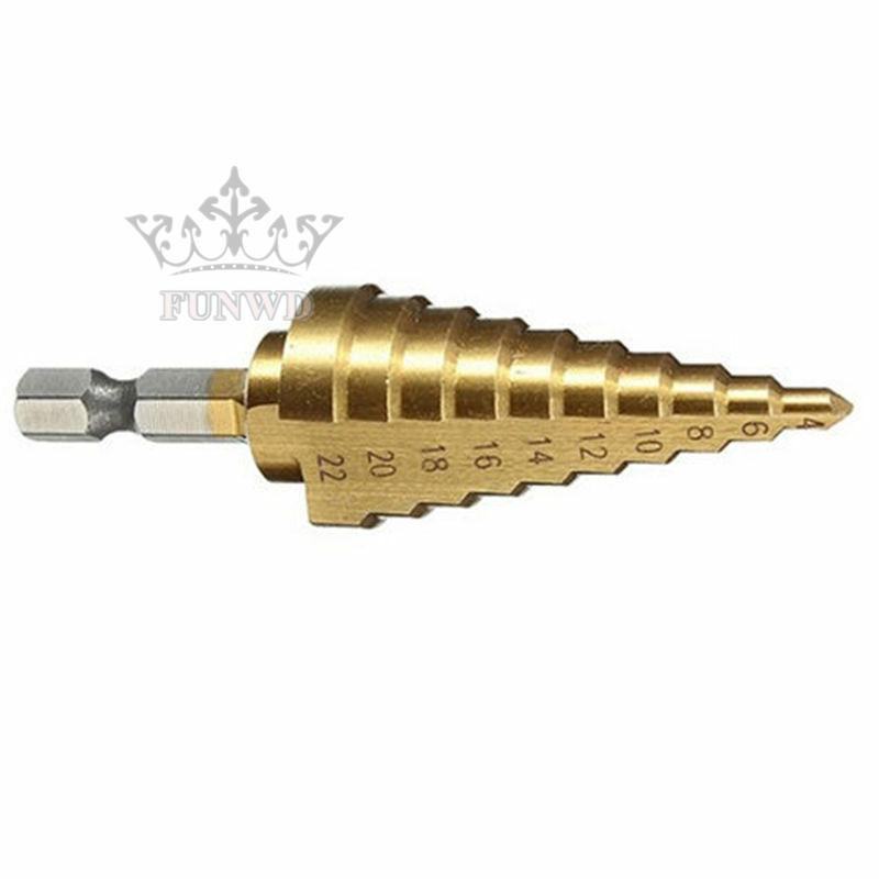 1 Mũi Khoan Bước Bằng Thép Titan Tốc Độ Cao