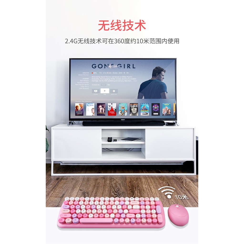 (CÓ SẴN) BỘ COMBO BÀN PHÍM CHUỘT KHÔNG DÂY MOFII CANDY XR - DÙNG CHO MÁY TÍNH BÀN, PC, LAPTOP, TIVI ... | BigBuy360 - bigbuy360.vn