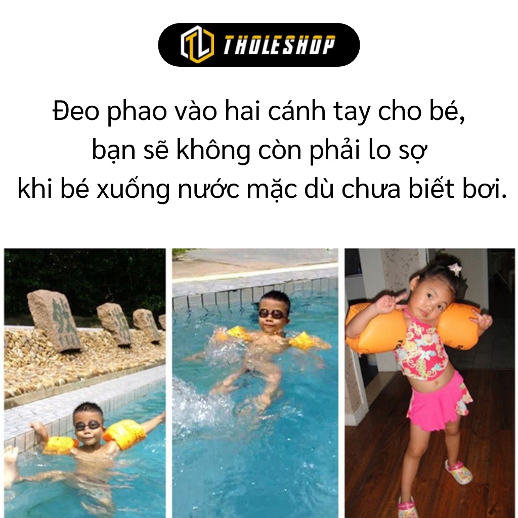 Phao Tay - Combo 2 Phao Tập Bơi Cho Bé Loại Dày, Chất Lượng Cao, An Toàn Sử Dụng 4087