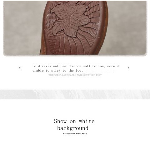 Xăng đan Da Bò Đế Dày Đục Lỗ Thoáng Khí Có Khóa Kéo Phong Cách retro Mùa Hè Cho Nữ