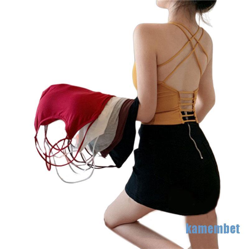 (Hotxcode) Áo Lửng Buộc Dây Sau Lưng Gợi Cảm Cho Nữ | BigBuy360 - bigbuy360.vn