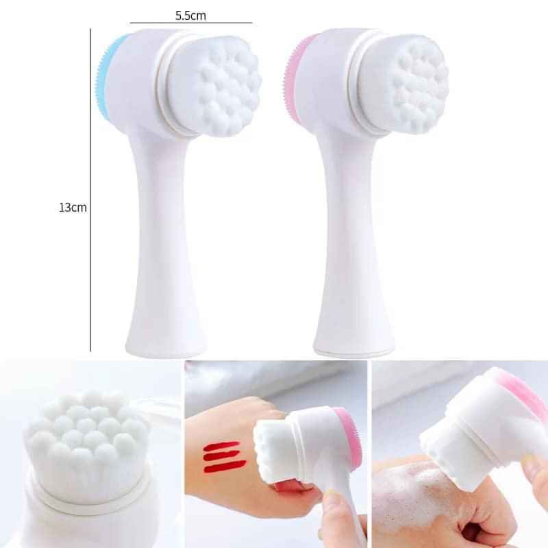 Cọ Rửa Mặt 2 Đầu Hàn Quốc