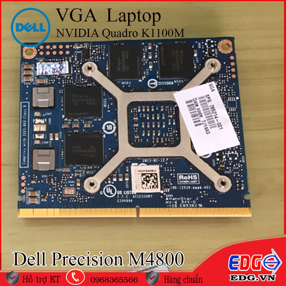 Card Màn Hình Laptop Dell M4800 NVIDIA K1100M