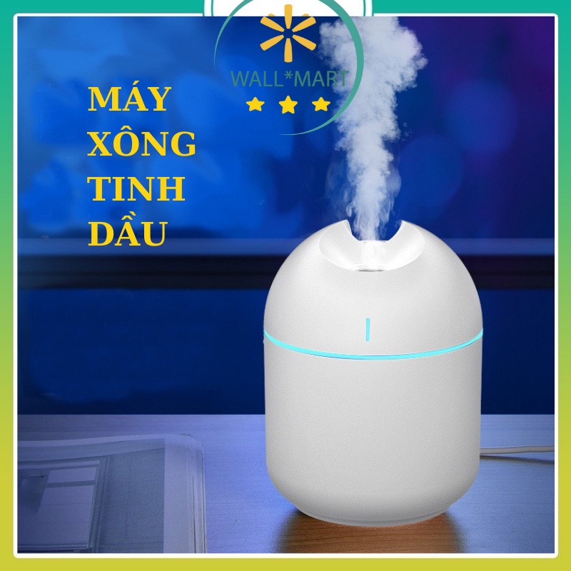 MÁY XÔNG TINH DẦU KHUẾCH TÁN ĐÈN CAO CẤP DẠNG PHUN SƯƠNG WALLMART WM131