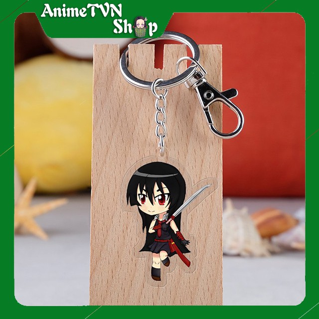 Móc khoá Mica anime Akame ga Kill - Nhựa Cứng Acrylic In 2 mặt sắc nét ( ảnh thật )