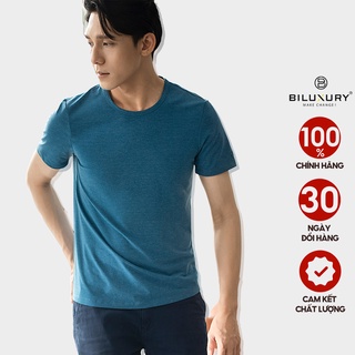 Áo phông nam Biluxury thun cotton basic co giãn 4 chiều khoẻ khoắn 4APKB005XCV